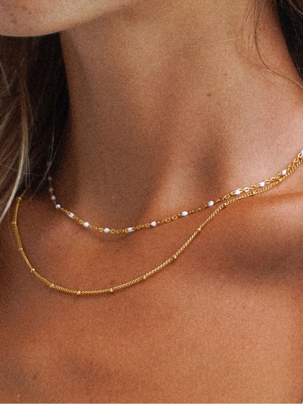 Atolea Double Beaded Choker